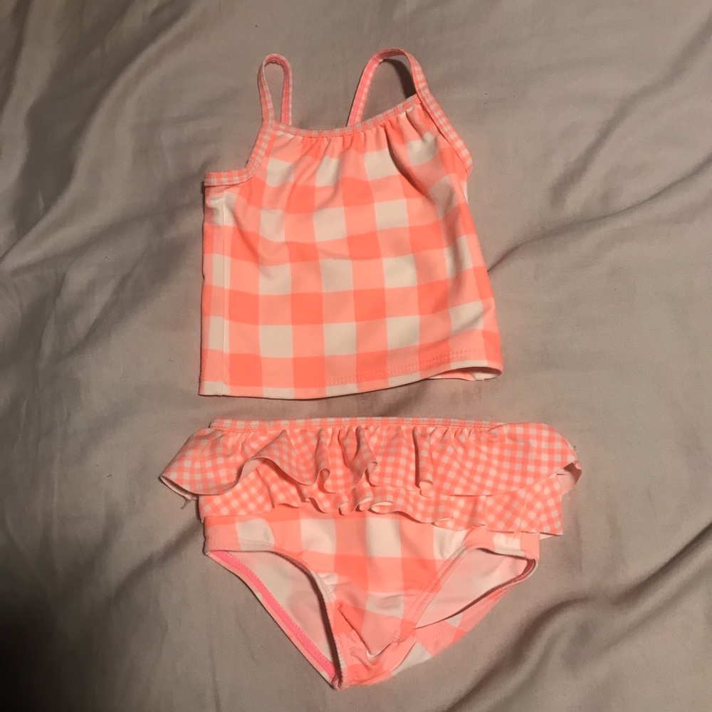 NWT 2 piece swim suit 9 Months